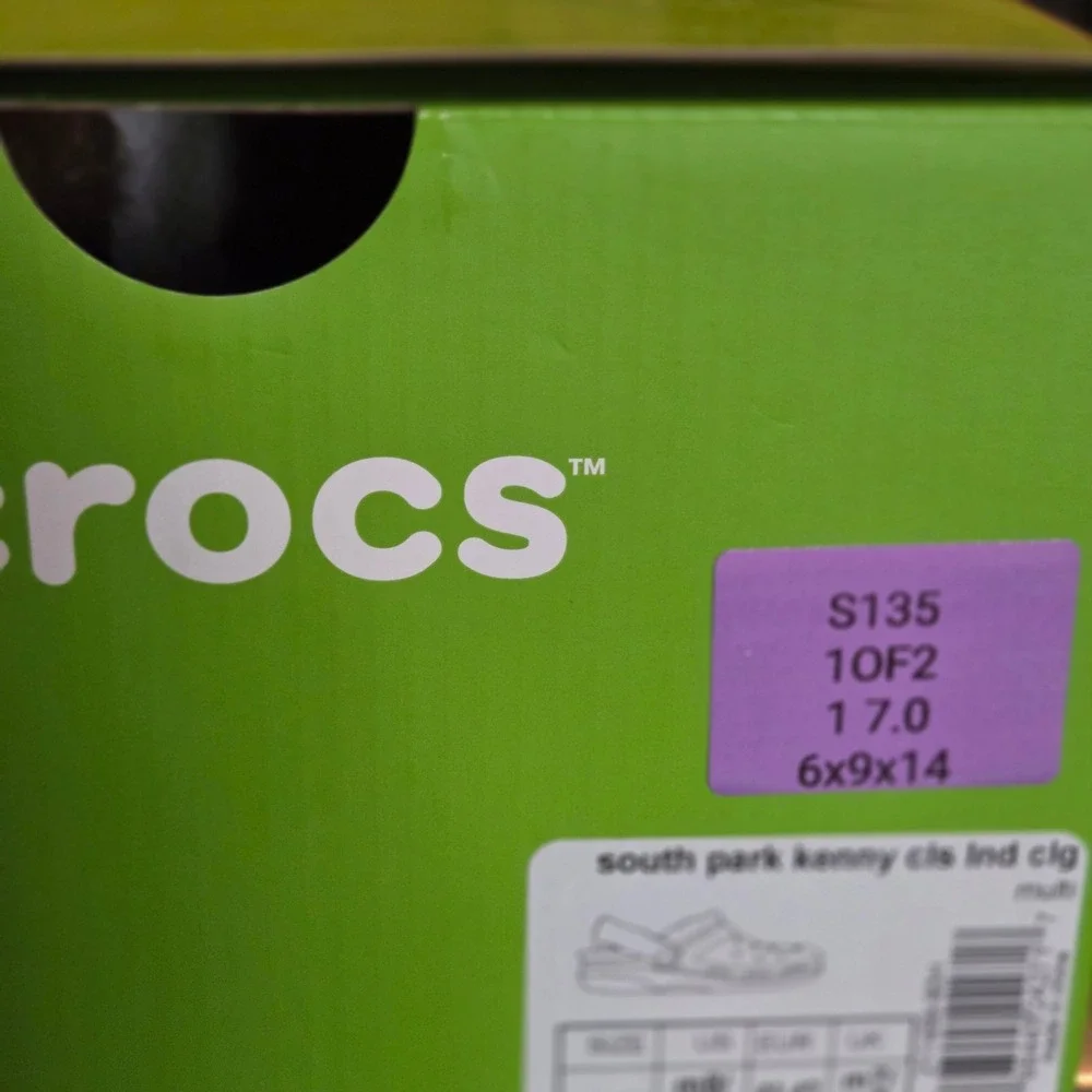 Crocs South Park Kenny Classic Lined Clog Unisex M8 W10 Orange Faux Fur 211499